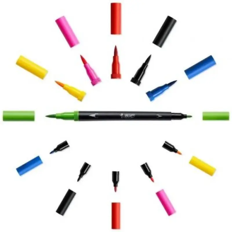 Rotuladores Punta Fina Bic Intensity Dual Tip 989694/ Colores Surtidos Rotuladores Punta Fina Bic Intensity Dual Tip 989694/ Colores Surtidos