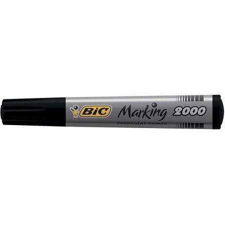 Caja de Rotuladores Punta Fibra Acrílica Permanente Bic Marking 2000/ 4.9mm/ 12 unidades/ Negros Caja de Rotuladores Punta Fibra Acrílica Permanente Bic Marking 2000/ 4.9mm/ 12 unidades/ Negros