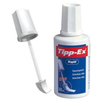Caja de Correctores de Escritura Líquida Bic Tipp-Ex Rapid Fluid/ 20ml/ 10 unidades Caja de Correctores de Escritura Líquida Bic Tipp-Ex Rapid Fluid/ 20ml/ 10 unidades
