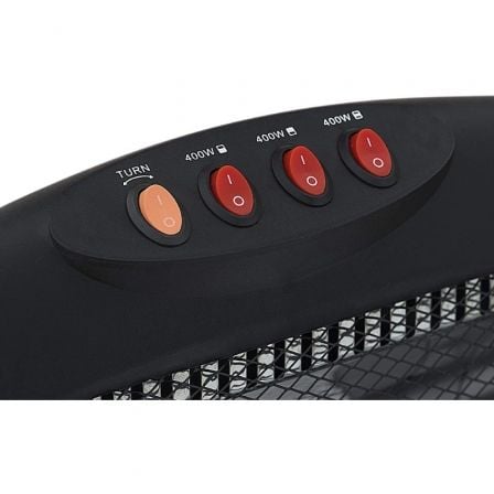 Estufa de Cuarzo Blaupunkt BP1003/ 3 niveles de potencia/ 1200W Estufa de Cuarzo Blaupunkt BP1003/ 3 niveles de potencia/ 1200W