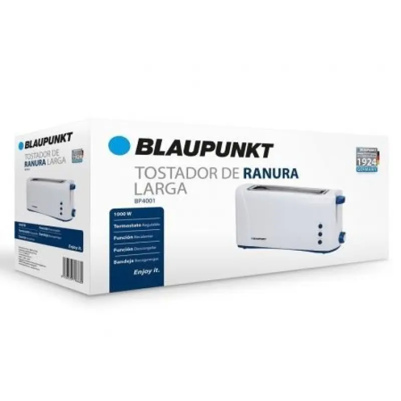 Tostador Blaupunkt BP4001/ 1000W/ Blanco Tostador Blaupunkt BP4001/ 1000W/ Blanco