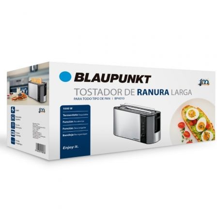 Tostador Blaupunkt BP4010/ 1000W/ Acero Inoxidable Tostador Blaupunkt BP4010/ 1000W/ Acero Inoxidable