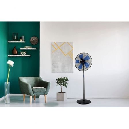 Ventilador de Pie Blaupunkt BP2009/ 45W/ 5 Aspas 40cm/ 3 velocidades Ventilador de Pie Blaupunkt BP2009/ 45W/ 5 Aspas 40cm/ 3 velocidades