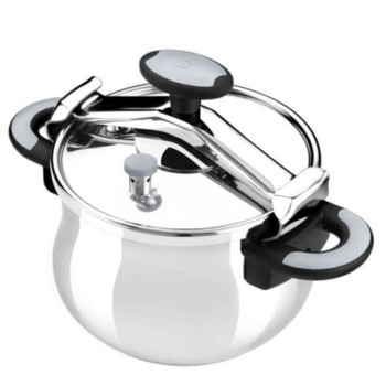 Olla a Presión Bra New Star A185501/ Ø22cm/ 4.5L/ Acero Inoxidable/ Apta para Inducción Olla a Presión Bra New Star A185501/ Ø22cm/ 4.5L/ Acero Inoxidable/ Apta para Inducción