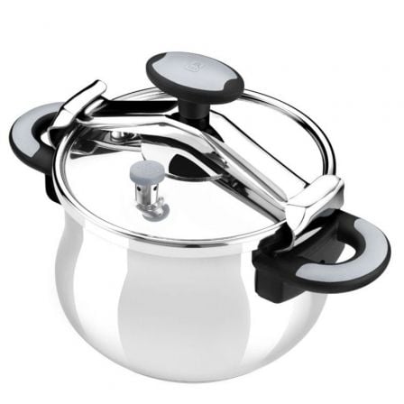 Olla a Presión Bra New Star A185501/ Ø22cm/ 4.5L/ Acero Inoxidable/ Apta para Inducción Olla a Presión Bra New Star A185501/ Ø22cm/ 4.5L/ Acero Inoxidable/ Apta para Inducción