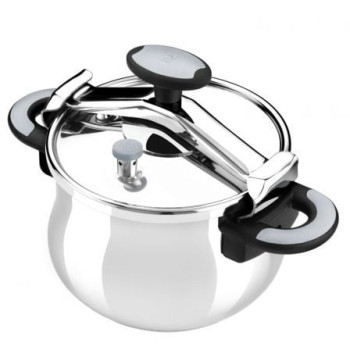 Olla a Presión Bra New Star A185503/ Ø24cm/ 8L/ Acero Inoxidable/ Apta para Inducción Olla a Presión Bra New Star A185503/ Ø24cm/ 8L/ Acero Inoxidable/ Apta para Inducción