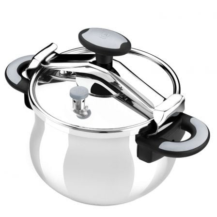 Olla a Presión Bra New Star A185503/ Ø24cm/ 8L/ Acero Inoxidable/ Apta para Inducción Olla a Presión Bra New Star A185503/ Ø24cm/ 8L/ Acero Inoxidable/ Apta para Inducción