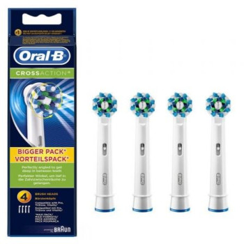 Cabezal de Recambio Braun para cepillo Braun Oral-B Pro Cross Action/ Pack 4 uds Cabezal de Recambio Braun para cepillo Braun Oral-B Pro Cross Action/ Pack 4 uds