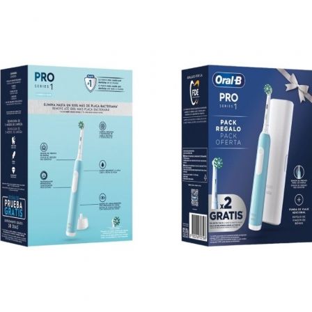 Cepillo Dental Braun Oral-B Pro Series 1/ Incluye 2 Recambios/ Azul Cepillo Dental Braun Oral-B Pro Series 1/ Incluye 2 Recambios/ Azul