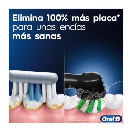 Cepillo Dental Braun Oral-B Series Pro 3 3000/ Incluye 4 Recambios/ Negro Cepillo Dental Braun Oral-B Series Pro 3 3000/ Incluye 4 Recambios/ Negro