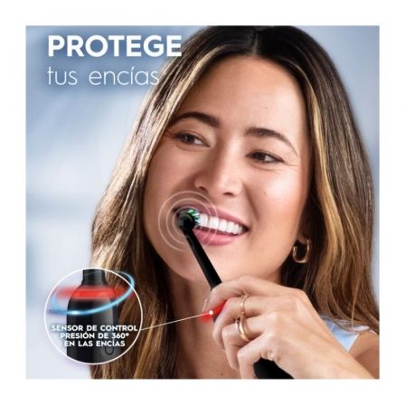 Cepillo Dental Braun Oral-B Series Pro 3 3000/ Incluye 4 Recambios/ Negro Cepillo Dental Braun Oral-B Series Pro 3 3000/ Incluye 4 Recambios/ Negro