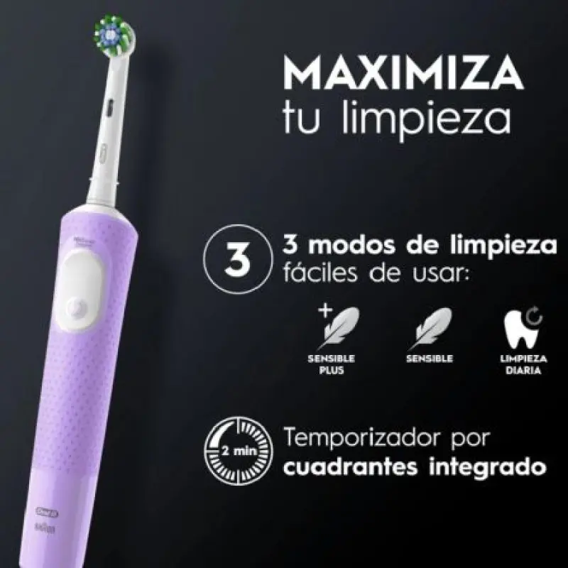 Cepillo Dental Braun Oral-B Vitality Pro/ Purpura Cepillo Dental Braun Oral-B Vitality Pro/ Purpura