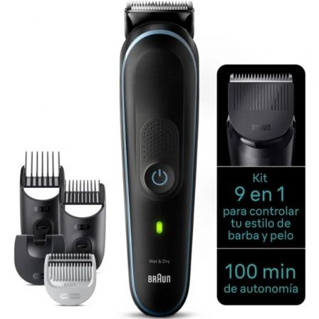 Recortadora 9 en 1 Braun Series 5 MGK 5411/ con Batería/ 7 Accesorios Recortadora 9 en 1 Braun Series 5 MGK 5411/ con Batería/ 7 Accesorios