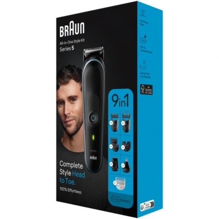Recortadora 9 en 1 Braun Series 5 MGK 5411/ con Batería/ 7 Accesorios Recortadora 9 en 1 Braun Series 5 MGK 5411/ con Batería/ 7 Accesorios