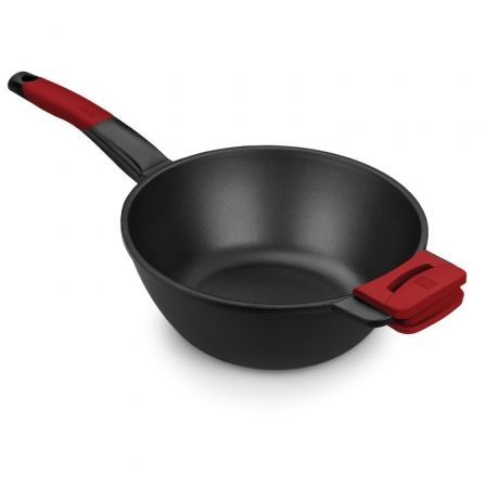 Sartén Bra Wok Premiere A412028/ Ø28cm/ Aluminio fundido/ Apta para Inducción Sartén Bra Wok Premiere A412028/ Ø28cm/ Aluminio fundido/ Apta para Inducción