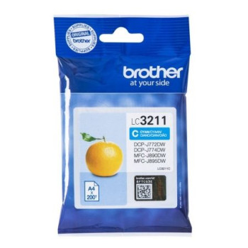 Cartucho de Tinta Original Brother LC-3211C/ Cian Cartucho de Tinta Original Brother LC-3211C/ Cian