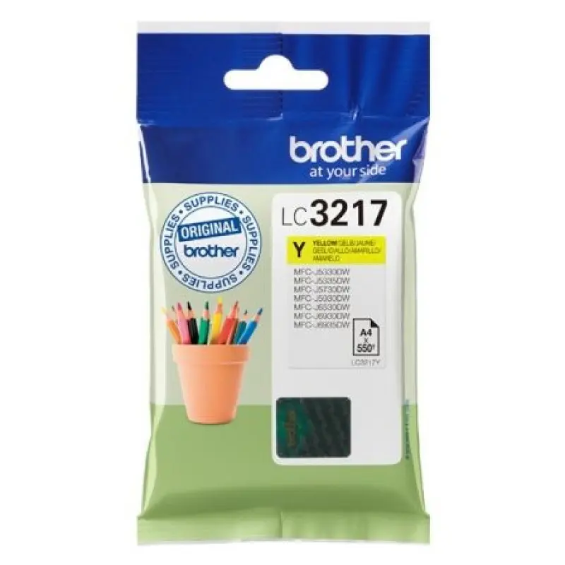 Cartucho de Tinta Original Brother LC-3217Y/ Amarillo Cartucho de Tinta Original Brother LC-3217Y/ Amarillo