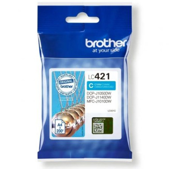 Cartucho de Tinta Original Brother LC421/ Cian Cartucho de Tinta Original Brother LC421/ Cian