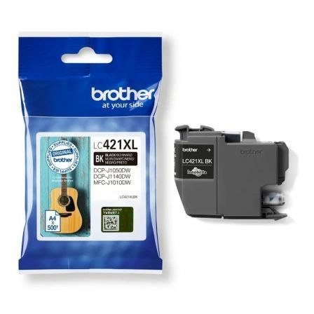 Cartucho de Tinta Original Brother LC421XL Alta Capacidad/ Negro Cartucho de Tinta Original Brother LC421XL Alta Capacidad/ Negro