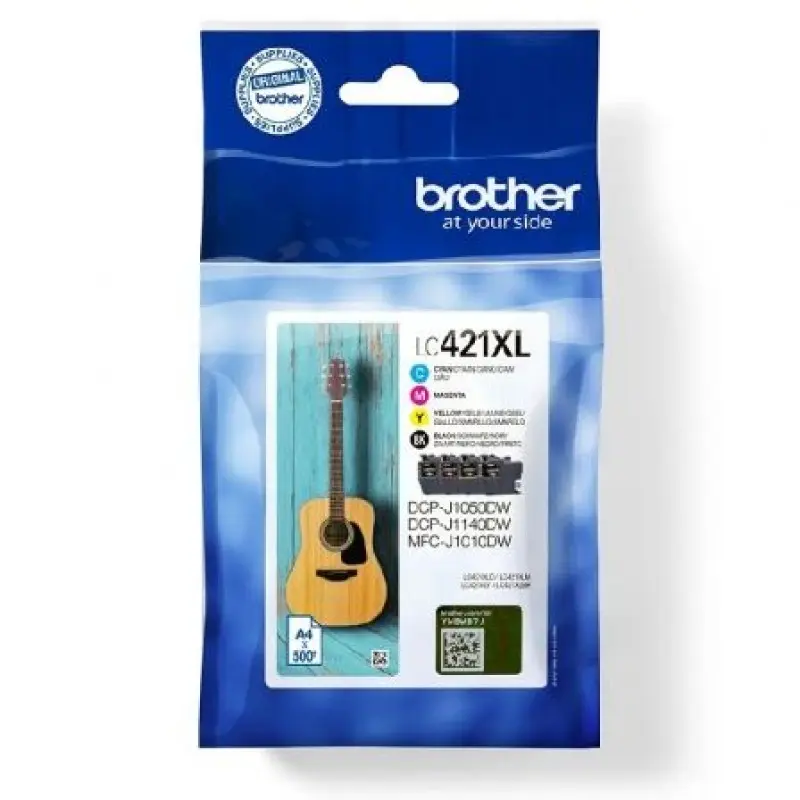 Cartucho de Tinta Original Brother LC421XL Alta Capacidad/ Multipack/ Cian/ Magenta/ Amarillo/ Negro Cartucho de Tinta Original Brother LC421XL Alta Capacidad/ Multipack/ Cian/ Magenta/ Amarillo/ Negro