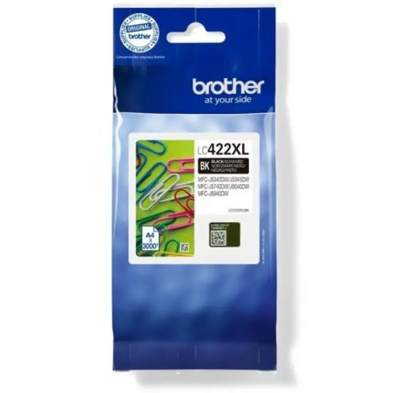 Cartucho de Tinta Original Brother LC-422 XL Alta Capacidad/ Negro Cartucho de Tinta Original Brother LC-422 XL Alta Capacidad/ Negro