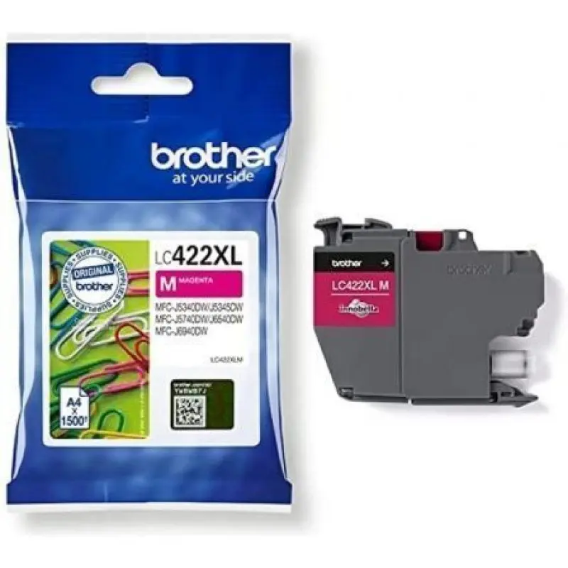 Cartucho de Tinta Original Brother LC-422 XL Alta Capacidad/ Magenta Cartucho de Tinta Original Brother LC-422 XL Alta Capacidad/ Magenta