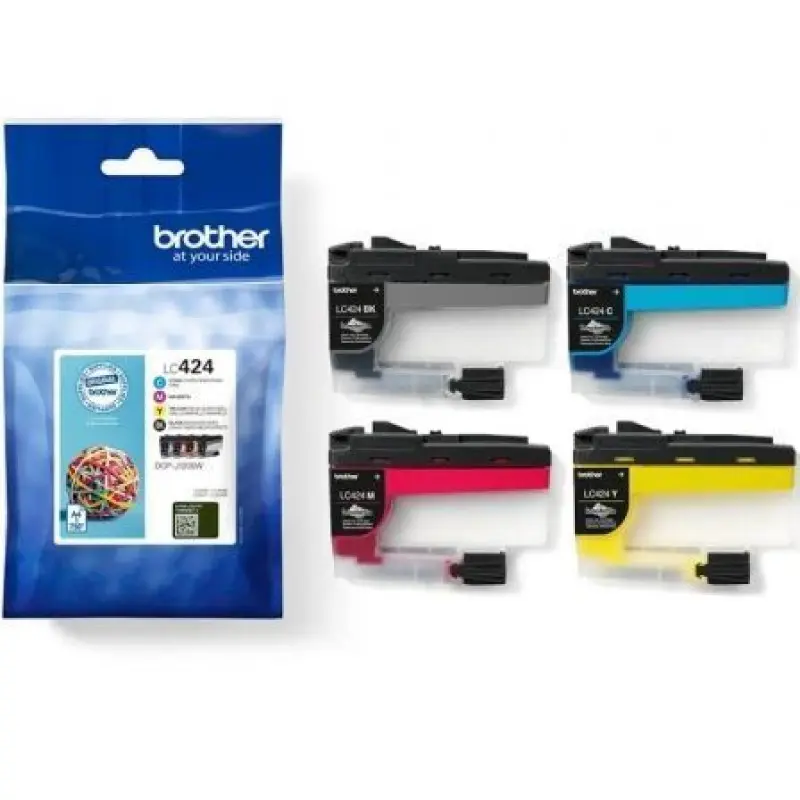 Cartucho de Tinta Original Brother LC424VAL/ Multipack/ Cian/ Magenta/ Amarillo/ Negro Cartucho de Tinta Original Brother LC424VAL/ Multipack/ Cian/ Magenta/ Amarillo/ Negro