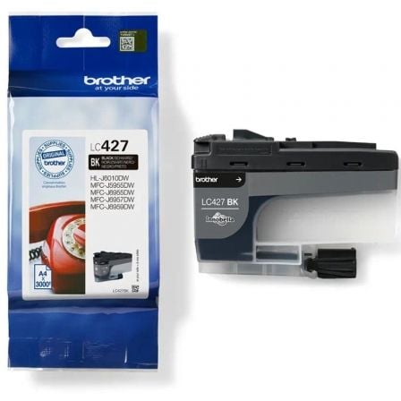 Cartucho de Tinta Original Brother LC-427/ Negro Cartucho de Tinta Original Brother LC-427/ Negro