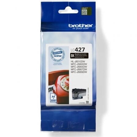 Cartucho de Tinta Original Brother LC-427/ Negro Cartucho de Tinta Original Brother LC-427/ Negro