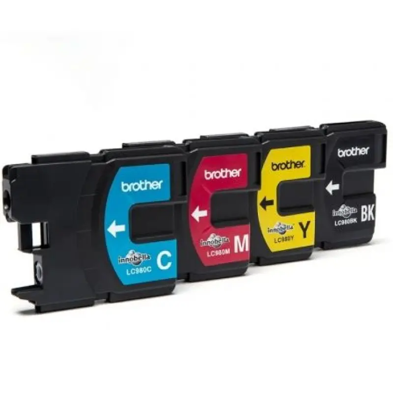 Cartucho de Tinta Original Brother LC-980 Multipack/ Cian/ Magenta/ Amarillo/ Negro Cartucho de Tinta Original Brother LC-980 Multipack/ Cian/ Magenta/ Amarillo/ Negro