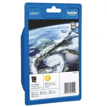 Cartucho de Tinta Original Brother LC-985Y/ Amarillo Cartucho de Tinta Original Brother LC-985Y/ Amarillo