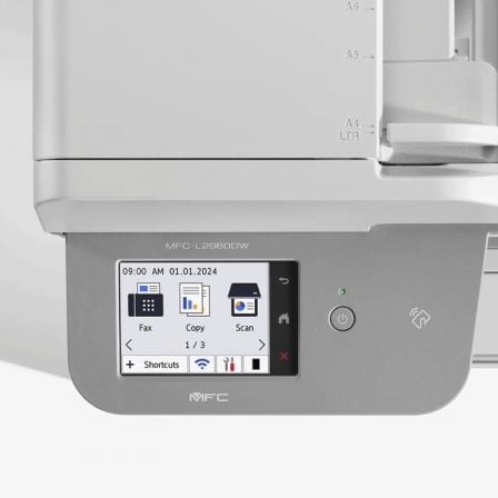 Multifunción Láser Monocromo Brother MFC-L2980DW WiFi/ Fax/ Dúplex/ Blanca Multifunción Láser Monocromo Brother MFC-L2980DW WiFi/ Fax/ Dúplex/ Blanca