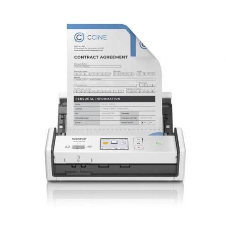 Escáner Documental Brother ADS-1800W con Alimentador de Documentos ADF/ Doble cara Escáner Documental Brother ADS-1800W con Alimentador de Documentos ADF/ Doble cara