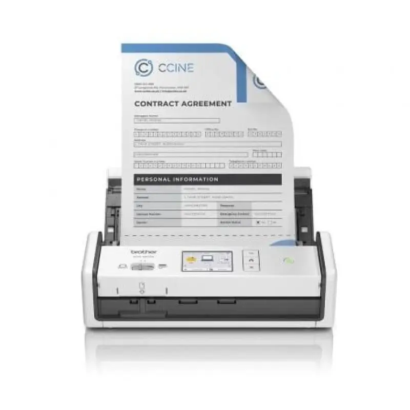 Escáner Documental Brother ADS-1800W con Alimentador de Documentos ADF/ Doble cara Escáner Documental Brother ADS-1800W con Alimentador de Documentos ADF/ Doble cara