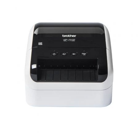 Impresora de Etiquetas Brother QL-1100C/ Térmica/ Ancho etiqueta 103mm/ USB/ Blanca y Negra Impresora de Etiquetas Brother QL-1100C/ Térmica/ Ancho etiqueta 103mm/ USB/ Blanca y Negra
