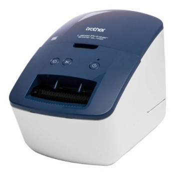 Impresora de Etiquetas Brother QL-600B/ Térmica/ Ancho etiqueta 62mm/ USB/ Azul y Blanca Impresora de Etiquetas Brother QL-600B/ Térmica/ Ancho etiqueta 62mm/ USB/ Azul y Blanca