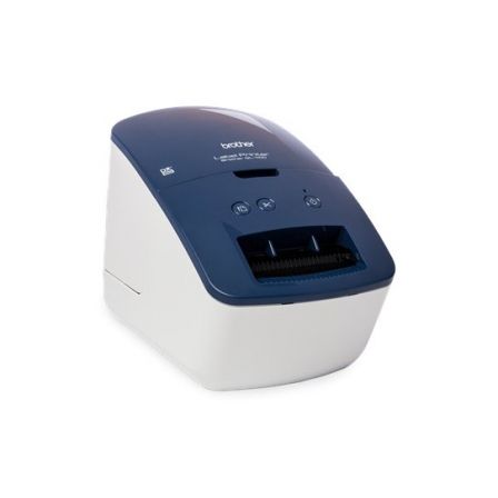 Impresora de Etiquetas Brother QL-600B/ Térmica/ Ancho etiqueta 62mm/ USB/ Azul y Blanca Impresora de Etiquetas Brother QL-600B/ Térmica/ Ancho etiqueta 62mm/ USB/ Azul y Blanca