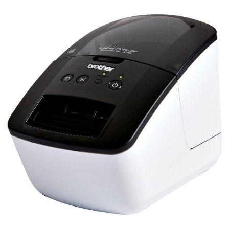 Impresora de Etiquetas Brother QL-700/ Térmica/ Ancho etiqueta 62mm/ USB/ Blanca y Negra Impresora de Etiquetas Brother QL-700/ Térmica/ Ancho etiqueta 62mm/ USB/ Blanca y Negra