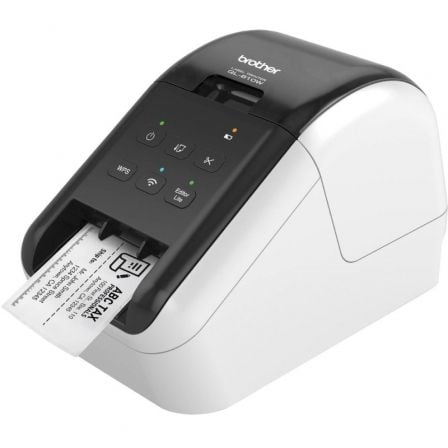 Impresora de Etiquetas Brother QL-810WC/ Térmica/ Ancho etiqueta 62mm/ USB-WiFi/ Blanca y Negra Impresora de Etiquetas Brother QL-810WC/ Térmica/ Ancho etiqueta 62mm/ USB-WiFi/ Blanca y Negra
