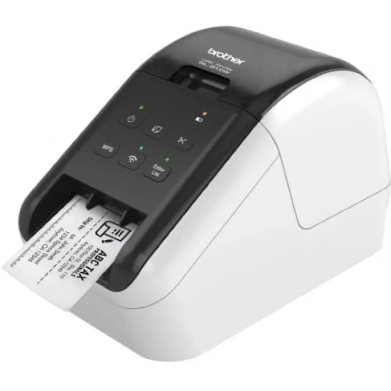 Impresora de Etiquetas Brother QL-810WC/ Térmica/ Ancho etiqueta 62mm/ USB-WiFi/ Blanca y Negra Impresora de Etiquetas Brother QL-810WC/ Térmica/ Ancho etiqueta 62mm/ USB-WiFi/ Blanca y Negra