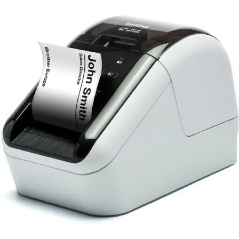 Impresora de Etiquetas Brother QL-810WC/ Térmica/ Ancho etiqueta 62mm/ USB-WiFi/ Blanca y Negra Impresora de Etiquetas Brother QL-810WC/ Térmica/ Ancho etiqueta 62mm/ USB-WiFi/ Blanca y Negra
