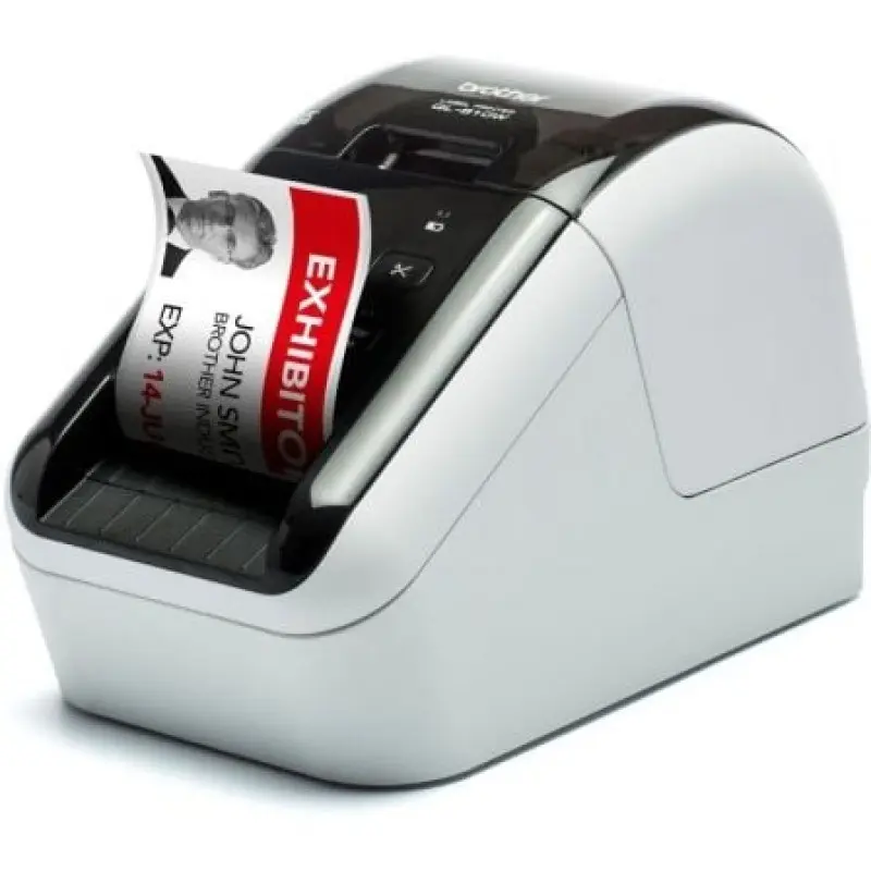 Impresora de Etiquetas Brother QL-810WC/ Térmica/ Ancho etiqueta 62mm/ USB-WiFi/ Blanca y Negra Impresora de Etiquetas Brother QL-810WC/ Térmica/ Ancho etiqueta 62mm/ USB-WiFi/ Blanca y Negra