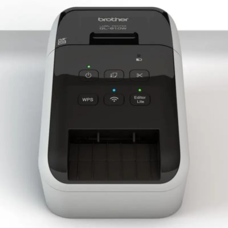 Impresora de Etiquetas Brother QL-810WC/ Térmica/ Ancho etiqueta 62mm/ USB-WiFi/ Blanca y Negra Impresora de Etiquetas Brother QL-810WC/ Térmica/ Ancho etiqueta 62mm/ USB-WiFi/ Blanca y Negra