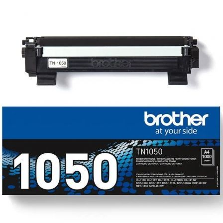 Tóner Original Brother TN-1050/ Negro Tóner Original Brother TN-1050/ Negro