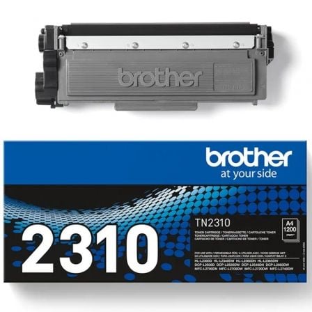 Tóner Original Brother TN-2310/ Negro Tóner Original Brother TN-2310/ Negro