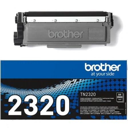 Tóner Original Brother TN-2320/ Negro Tóner Original Brother TN-2320/ Negro