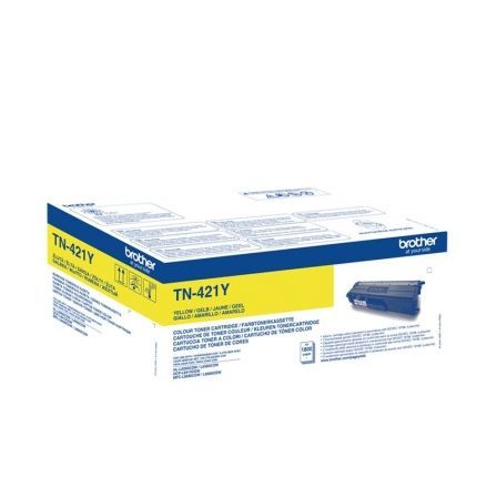 Tóner Original Brother TN-421Y/ Amarillo Tóner Original Brother TN-421Y/ Amarillo