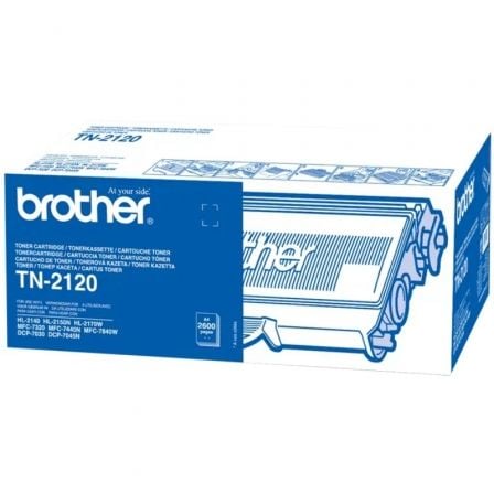 Tóner Original Brother TN-2120/ Negro Tóner Original Brother TN-2120/ Negro