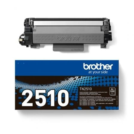 Tóner Original Brother TN2510/ Negro Tóner Original Brother TN2510/ Negro