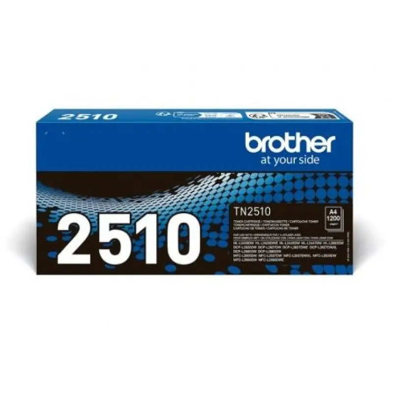 Tóner Original Brother TN2510/ Negro Tóner Original Brother TN2510/ Negro